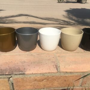 Mirrored Planters in Different Sizes