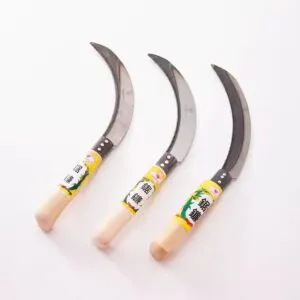 Hand Sickle with Wooden Handle