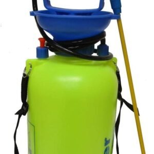 bright green pressure garden sprayer