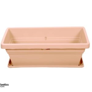 Heavy-Duty Plastic Tray – 40×80 cm beige