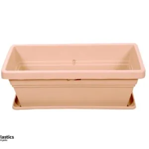Heavy-Duty Plastic Tray – 40×80 cm beige