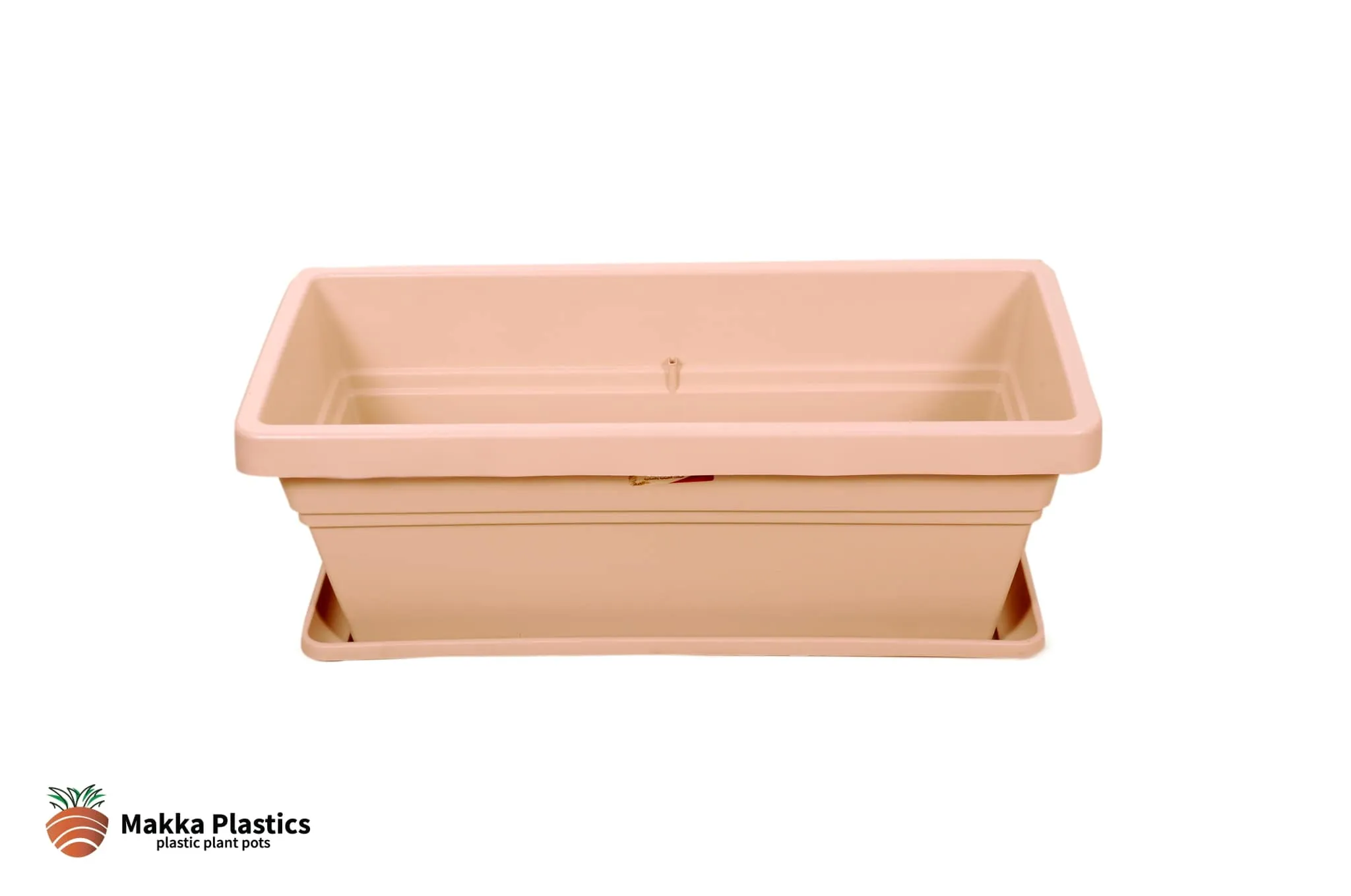 Heavy-Duty Plastic Tray – 40×80 cm beige