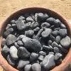 natural gravel 8 to 10kg bag black