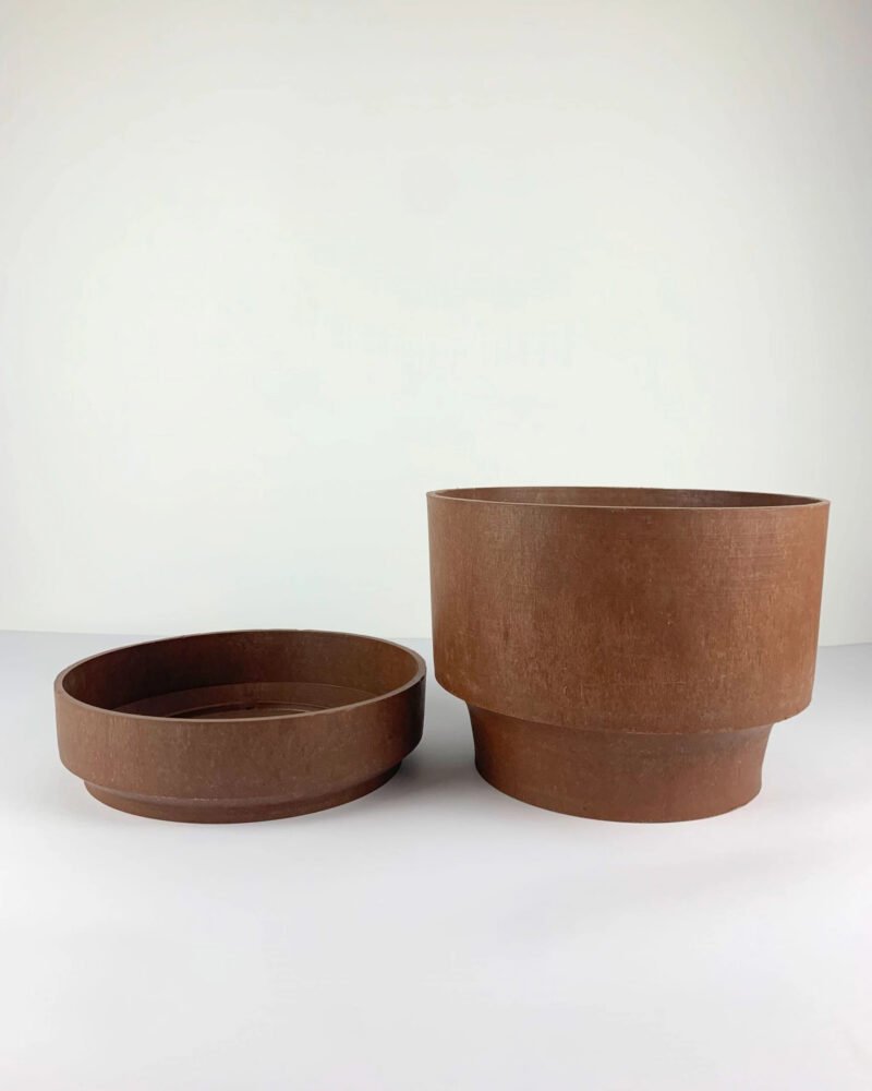 Modern Unbreakable Terracotta-Colored Pot