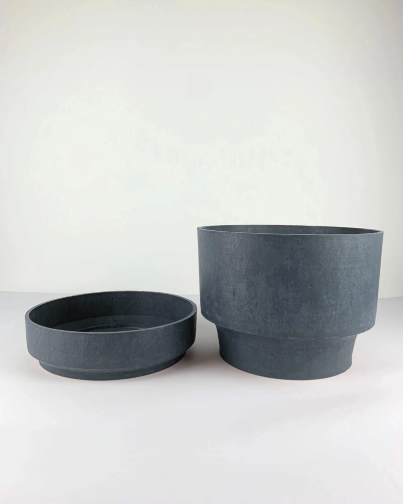 ⁦Modern Unbreakable Grey Pot⁩ - الصورة ⁦2⁩