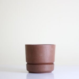 Modern Unbreakable Terracotta-Colored Pot