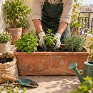 خدمة زراعة الأحواض في المنزل